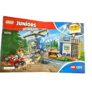 LEGO Juniors Mountain Police Chase Set‎ 10751 No Box Complete with Manuals